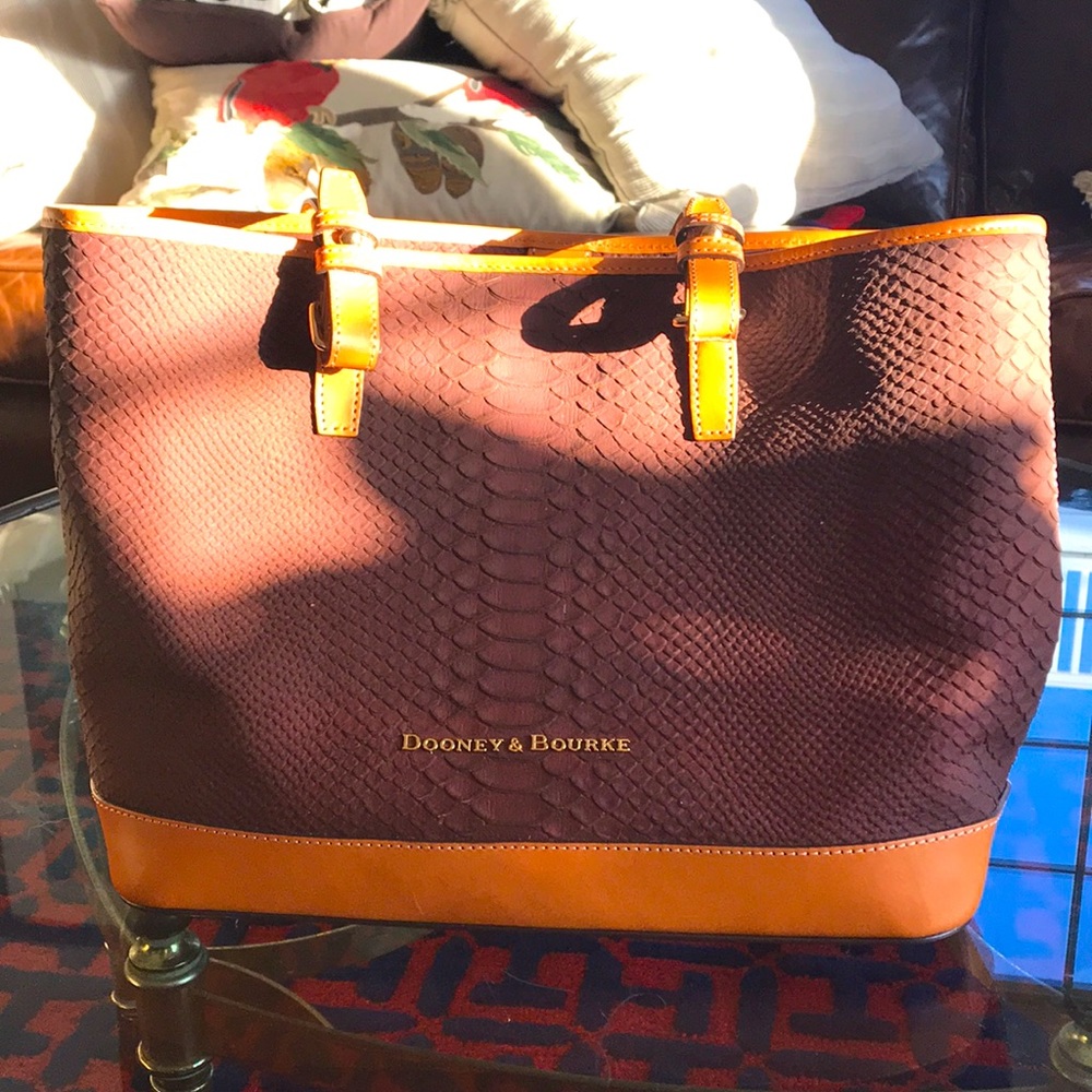 Dooney & Bourke Python Claremont Tote